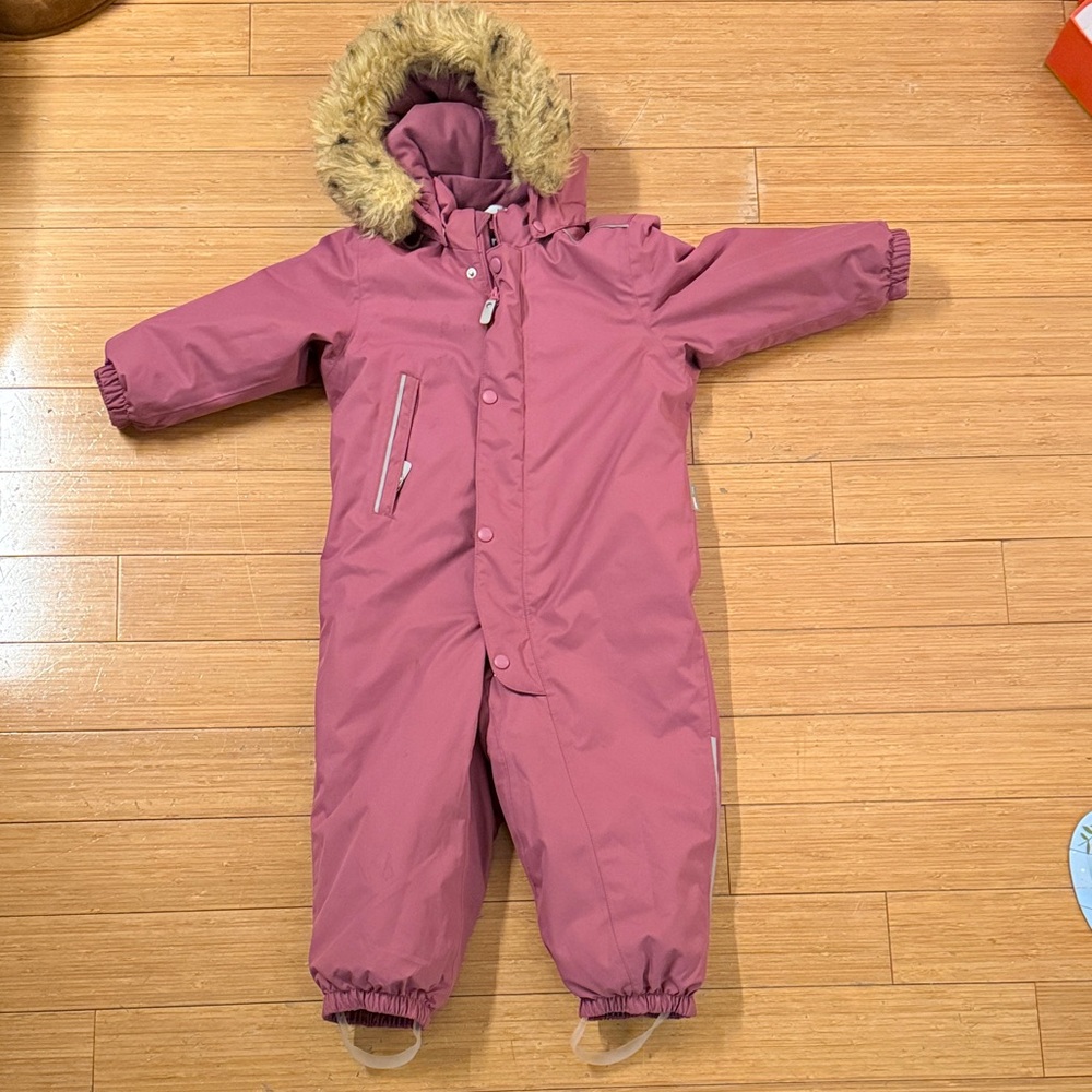 Reima Gotland Snowsuit with Faux Fur Trim